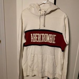 Off white banded torso logo hooded sweatshirt